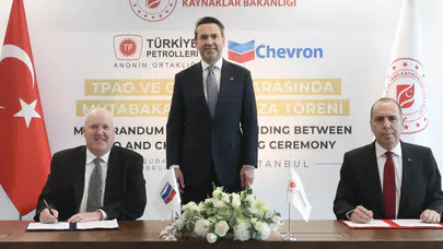 TPAO ile Chevron'dan anlaşma! Küresel enerji hamlesi