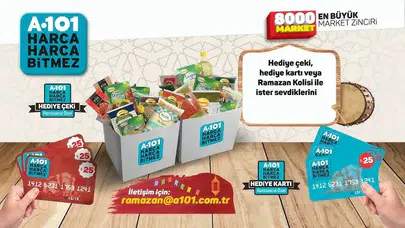 A101 Ramazan kolisi fiyatı ne kadar, içeriğinde hangi malzemeler var?