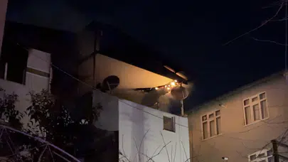 Samsun’da korku dolu anlar! Yangına müdahale etmek istedi, canından oluyordu