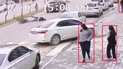 Şanlıurfa’da korkutan kaza! Motosiklet devrildi, sürücü metrelerce sürüklendi