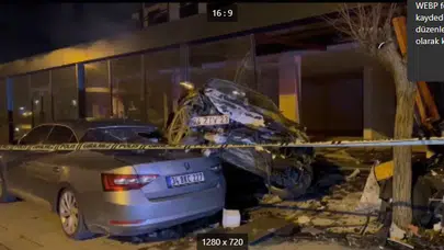 Sultanbeyli’de dehşet anları! Kontrolden çıkan araç ortalığı savaş alanına çevirdi