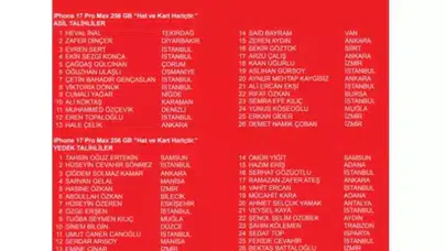 Akbank iPhone çekiliş sonuçları açıklandı mı, iPhone 17 Pro Max kazanan isim listesi belli oldu mu?