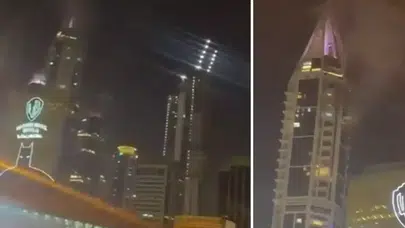 İran’dan Misilleme! Dubai’nin Simgesi Marina Kulesi İHA'ların Hedefi Oldu