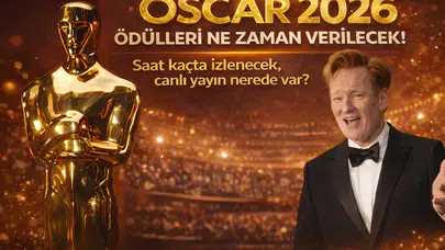 Conan O’Brien’lı Oscar 2026 Töreni İçin Geri Sayım Başladı