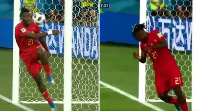 Michy Batshuayi Direğe Çarpan Top Yüzüne Nasıl Geldi, 2018 Dünya Kupası İngiltere Maçında Ne Yaşadı