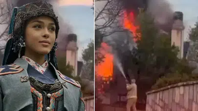 Aslıhan Karalar’ın Riva’daki Villasında Yangın! Çatıdan Başlayan Alevler Evi Sardı