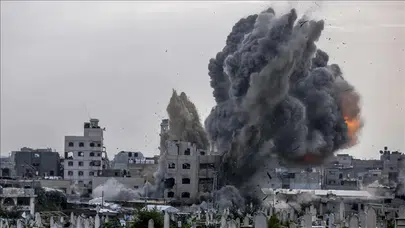 İşgalci İsrail, ateşkese rağmen Gazze’ye yönelik saldırılarını sürdürüyor