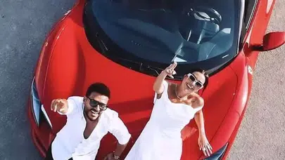 Polat çiftinin 38 milyonluk Ferrari ilanı sosyal medyada olay oldu!