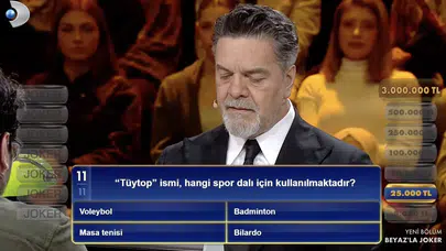 Tüy top ismi hangi spor dalı için kullanılmaktadır? Voleybol, Badminton, Masa tenisi, Bilardo hangisi doğru?