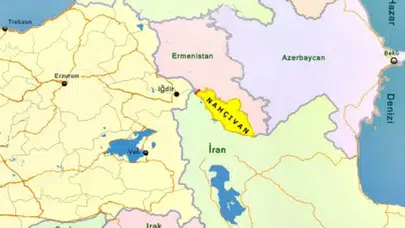 NAHÇIVAN KONUMU VE NEREDE! Azerbaycan'da mı? Haritadaki yeri?