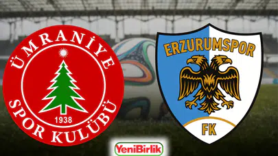 ÜMRANİYESPOR – ERZURUMSPOR MAÇI! TRT Spor’da mı, beIN Sports 2’de mi, saat kaçta başlayacak, canlı nasıl izlenir?