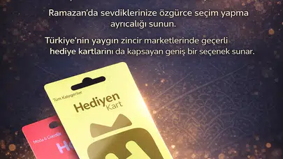 Ramazan alışverişlerinde epay Hediyen Kart ile dijital hediyeleşme dönemi