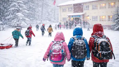 Meteoroloji uyardı, kar başladı! Ordu’da yarın okullar açık mı?