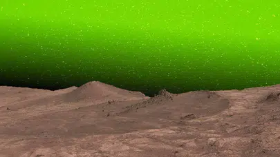 MARS YEŞİL GÖKYÜZÜ MÜ! Mars’ta Yeşil Parıltı Nasıl Oluşuyor?