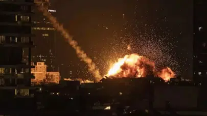 Ortadoğu’da gerilim tırmanıyor: Tel Aviv’e füze yağmuru, Beyrut’ta hava saldırısı