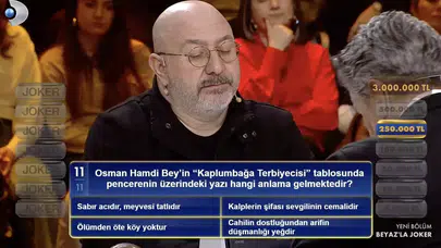 Kaplumbağa Terbiyecisi tablosundaki yazı ne anlama geliyor? İşte doğru sorunun cevabı!