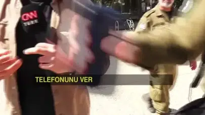 Tel Aviv’de Canlı Yayına Müdahale! CNN TÜRK Ekibi Gözaltına Alındı
