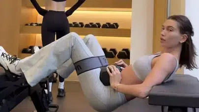 Hailey Bieber Spor Salonundan Paylaştı! Yoğun Antrenman Rutini Dikkat Çekti