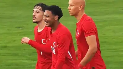 Cebelitarık maçında duble yapan genç yetenek Thierry Karadeniz dikkatleri topladı