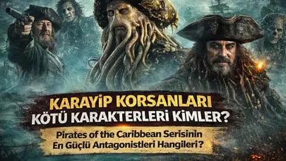 KARAYİP KORSANLARI KÖTÜ KARAKTERLERİ KİMLER? Pirates of the Caribbean Serisinin En Güçlü Antagonistleri Hangileri?