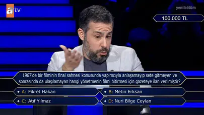 1967’DE BİR FİLMİNİN FİNAL SAHNESİ NEDENİYLE SETE GİTMEYEN YÖNETMEN KİMDİR?