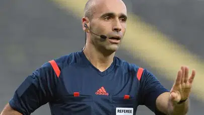 Futbol sahalarında disiplinli yönetim tarzıyla tanınan hakem!