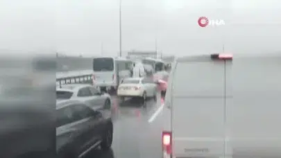 Kuzey Marmara Otoyolu’nda Zincirleme Kaza