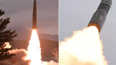 Güney Kore ve Japonya Alarmda! Kuzey Kore Çoklu Füze Fırlattı