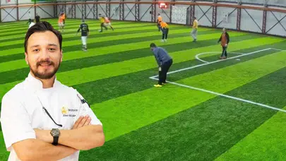 Halı sahada korku dolu anlar: Bir anda yere yığıldı!