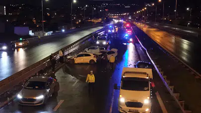 Sabaha Kanlı Başlangıç! Ataşehir'de Zincirleme Çarpışma