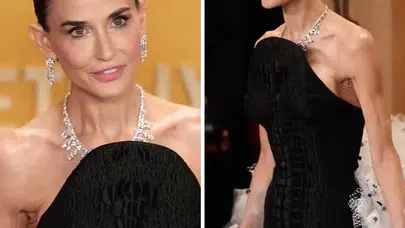 Demi Moore, Actor Awards’ta Kırmızı Halıyı Salladı Son Hali Dikkat Çekti