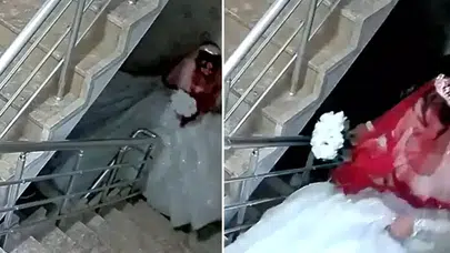 Düğün Bitti, Sürpriz Başladı! Gelin Damat Evde Kalabalıkla Karşılaştı