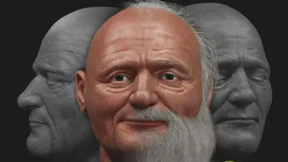 Bilimsel model Noel Baba’nın yüzünü beklenmedik şekilde ortaya koydu