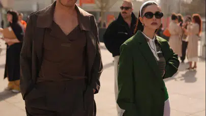 Boran Kuzum ve Özge Gürel Paris Moda Haftası’nda Lacoste Defilesinde