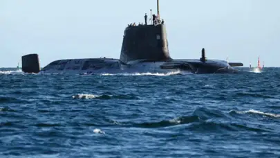 İngiltere gizlice harekete geçti! Nükleer denizaltı İran'a 1600 km mesafede