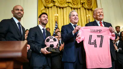 Lionel Messi, Inter Miami ile Beyaz Saray’da ABD Başkanı ile Buluştu