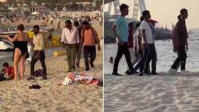 Dubai Resmen Hintlilerin Eline Geçti! Milyonerler Kaçtı, Plajlar Hint İstilasına Uğradı!