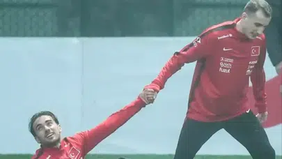 Milli Takım Kampında Sürpriz Anlar, Kerem ve Yunus Yan Yana