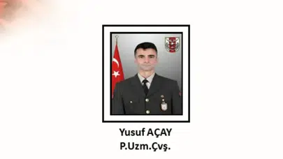 Şehit Yusuf Açay’ın Baba Ocağına Türk Bayrağı Asıldı