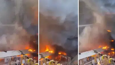 İsrail’de Terminal Vuruldu! Gökyüzü Dumanla Kaplandı