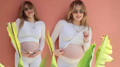 Beklenen an: Anne olduğunu böyle duyurdu!