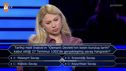 Tarihçi Halil İnalcık'ın Osmanlı Devleti'nin kesin kuruluş tarihi kabul ettiği 27 Temmuz 1302'de gerçekleşen savaş hangisi?