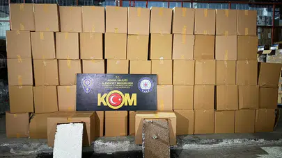 Adana’da nefes kesen operasyon, milyonlarca makaron ele geçirildi!