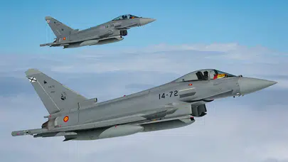 Körfez’de savaş uçağı alarmı: Eurofighter hangarları saldırı riskinde!