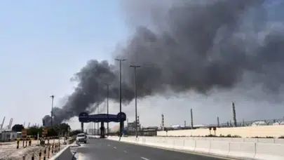 Savaş Körfez’e Sıçradı! Aramco Tesislerinden Dumanlar Yükseldi