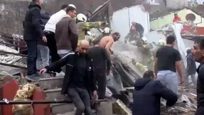 Bayramın son günü dehşet! Fatih'te doğal gaz patladı, iki bina çöktü