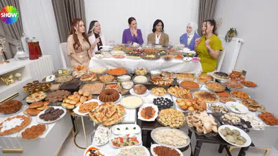 Gelin Evi’nde 108 çeşit yemek hazırlayan gelin gündem oldu!