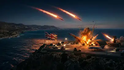 Güney Kıbrıs’taki Akrotiri İngiliz Üssü’ne İHA Saldırısı İddiası