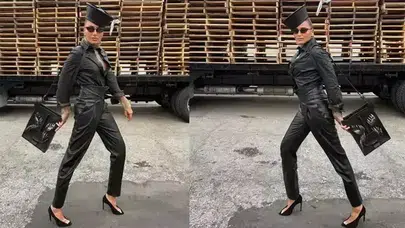 Los Angeles paylaşımı olay oldu: Sıra dışı ayakkabı dikkat çekti