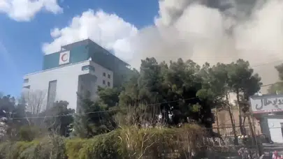 Tahran’da Kızılay yerleşkesi vuruldu, hastane çevreleri hedefte
